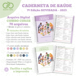 Arquivo Caderneta 7ª Ed. Revisada - Combo 70 Cores Clean